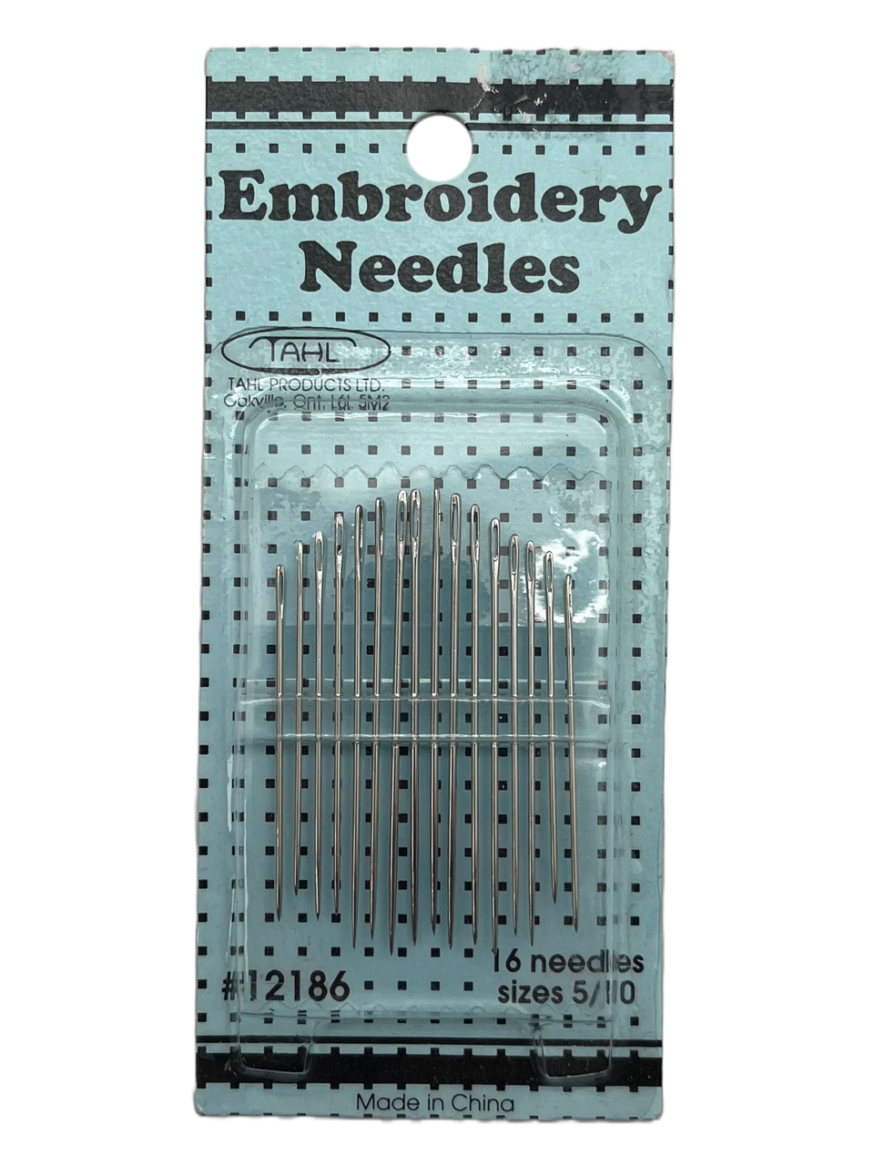 EMBROIDERY NEEDLES Western Varieties