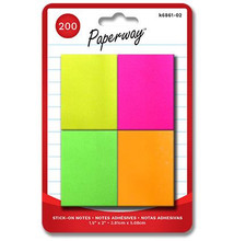 STICK-ON NOTES  -  200 SHEETS