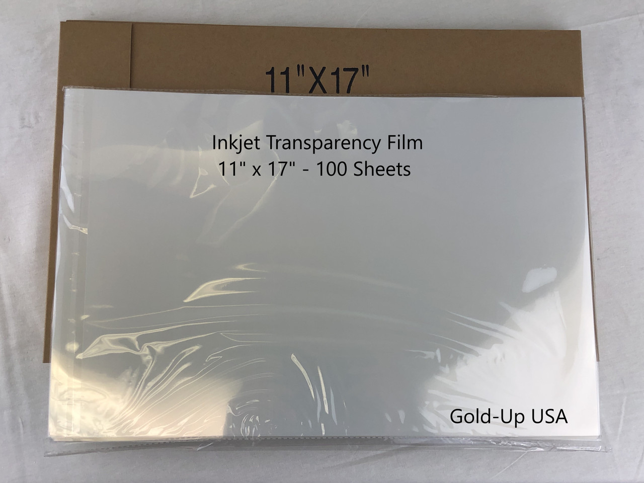 Waterproof Inkjet Transparency Film Screen Printing 17" x 22" 100 sheets 5 MIL 