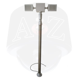 A2Z Telescopic Pneumatic Mast LED Lighting Pan Tilt Internal CAble