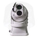 A2Z VPTZL923 Vehicle Mobile Laser IR HD PTZ Camera Wiper in White Front View