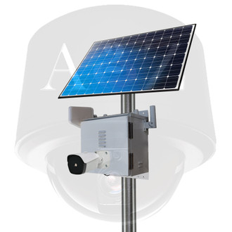 A2Z 4G Wireless Solar Powered Thermal IR Imager Camera Systems SS-TC series (white finish) 
