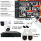 OEM D 4K IR + White Light Cams + License Plate Capture cams + PTZ Cams 32ch CCTV AI Camera System ODX32-OD20FC-PCPZK