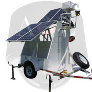 A2Z MMST-AZ1 Thermal IR PTZ Solar Surveillance Trailer