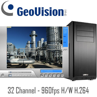 32 Channel Real-time 960fps H/W Compression H.264 Geovision PC DVR