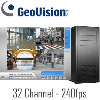 32ch 240fps Geovision PC DVR System