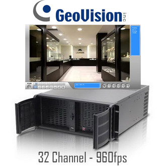 32 Channel Real-time 960fps Geovision Rackmount PC DVR System