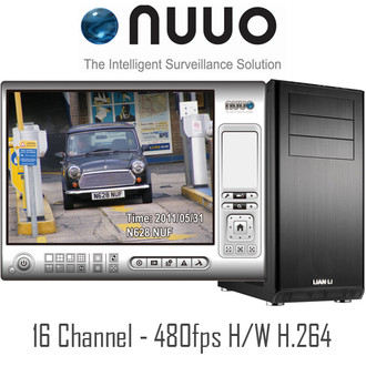 16 channel H/W H.264 NUUO PC DVR system