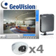 Geovision GV5-IP-SYSTEM Complete Megapixel IP Mini Dome Security Camera System