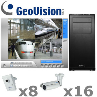 Geovision GV6-IP-SYSTEM Complete Megapixel IP Security Camera System