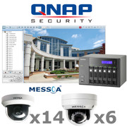 QNAP MESSOA QM5-IP-SYSTEM 20ch Complete 2 Megapixel 1080P HD IP Security Camera System.