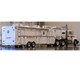 A2Z MCCT-E42 42ft Mobile Command Center Trailer on transport vehicle