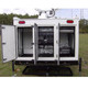 A2Z MCCT-LITE Mobile Command Center Trailer Lite rear compartments open