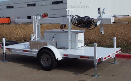 MMST-HDIB5GP Modular Mobile Security Trailer with Five HD 1080P Infrared Cameras