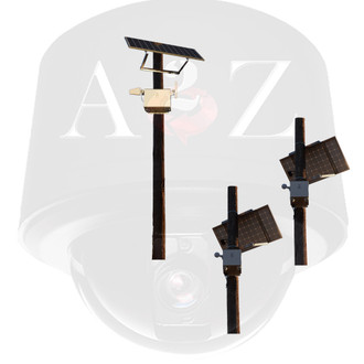 A2Z SS-MPS-AI Wireless Solar Powered A.I. Camera Systems Multi-System (Master and Clients)