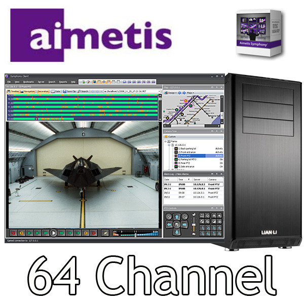 Aimetis Symphony 64 channel PC NVR System