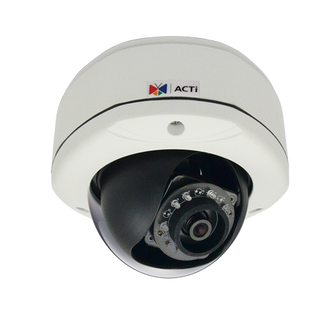 ACTi D72 3 Megapixel Vandal IR Dome IP Security Camera