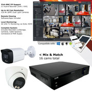 OEM D 16x 4K Dual Light IR + White Light Cams 32ch CCTV AI Security Camera System ODX32-OD16FC