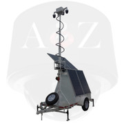A2Z MMST-AZ1DIP 4G IR HD PTZ Solar Surveillance Trailer