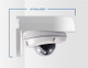 Geovision GV-EDR1100 Rugged MIni Dome IP Camera feed through Wall Bracket