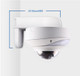 Geovision Vandal Dome with L-Bracket Cable Feed Through Wall Bracket