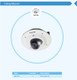 Vivotek FD816B-HF2 Dome IP Camera in-ceiling recessed mount