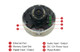 ACTi Q81 IR Vandal Dome IP Camera internal diagram