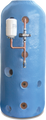 180L 1350 (53") x 450 (18") Indirect Sealed System Boiler (SSB) Thermal Store Cylinder