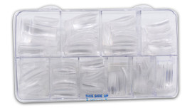 500 Tip Tray Clear Half Well Tips