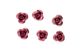 3d Metallic Flowers - Pink