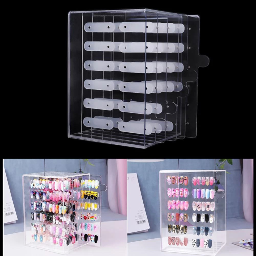 Free Standing Nail Tip Display Case Pronail Essentials