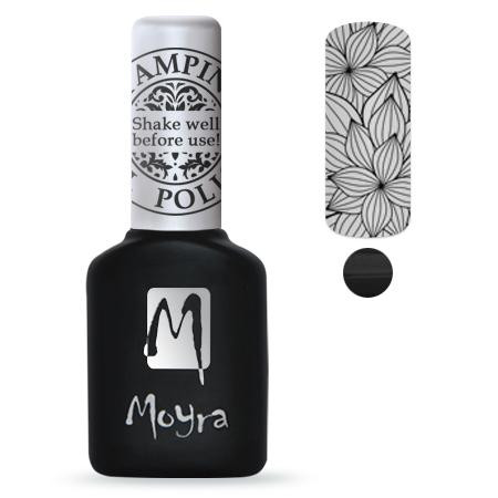 Moyra stamping Gel Polish - Black - Pronail Essentials