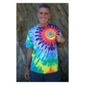 Rainbow Tie Dyed 528 Tshirt (Sunburst)