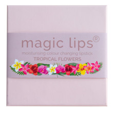 Magic Lips Tropical Flowers Gift Set