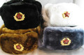 Ushanka - Russian, Soviet Army Fur Military Hat