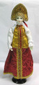 Natalia - Red Dress | Russian Costume Dolls