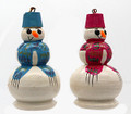 Snowman Ornament - set of 2