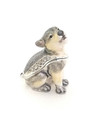 Wolfie Wolf Miniature | Bejeweled Enamel Boxes