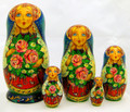 Roses and Daisies | Fine Art Matryoshka Nesting Doll