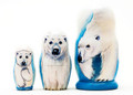 Polar Bear Family | Alaska Theme Matryoshka Nesting Doll