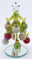 Mini Crystal Christmas Tree with Festive Ball Ornaments