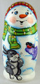 Happy Snowman 5 Piece Set | Matryoshka / Nevalashka Doll