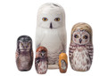 Snowy Owl Doll | Alaska Theme Matryoshka Nesting Doll
