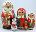Christmas Reindeer | Matryoshka / Nevalashka Doll