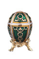 Egg with an Arrow - Green | Faberge Style Egg