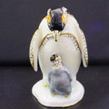 Papa Penguin | Bejeweled Enamel Boxes