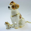 Jack Russell | Bejeweled Enamel Boxes