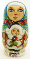Russian Christmas Fun | Fine Art Matryoshka Nesting Doll
