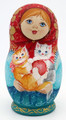 Cats and Toys | Fine Art Matryoshka Nesting Doll