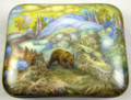 Landscape with a Bear | Fedoskino Lacquer Box
